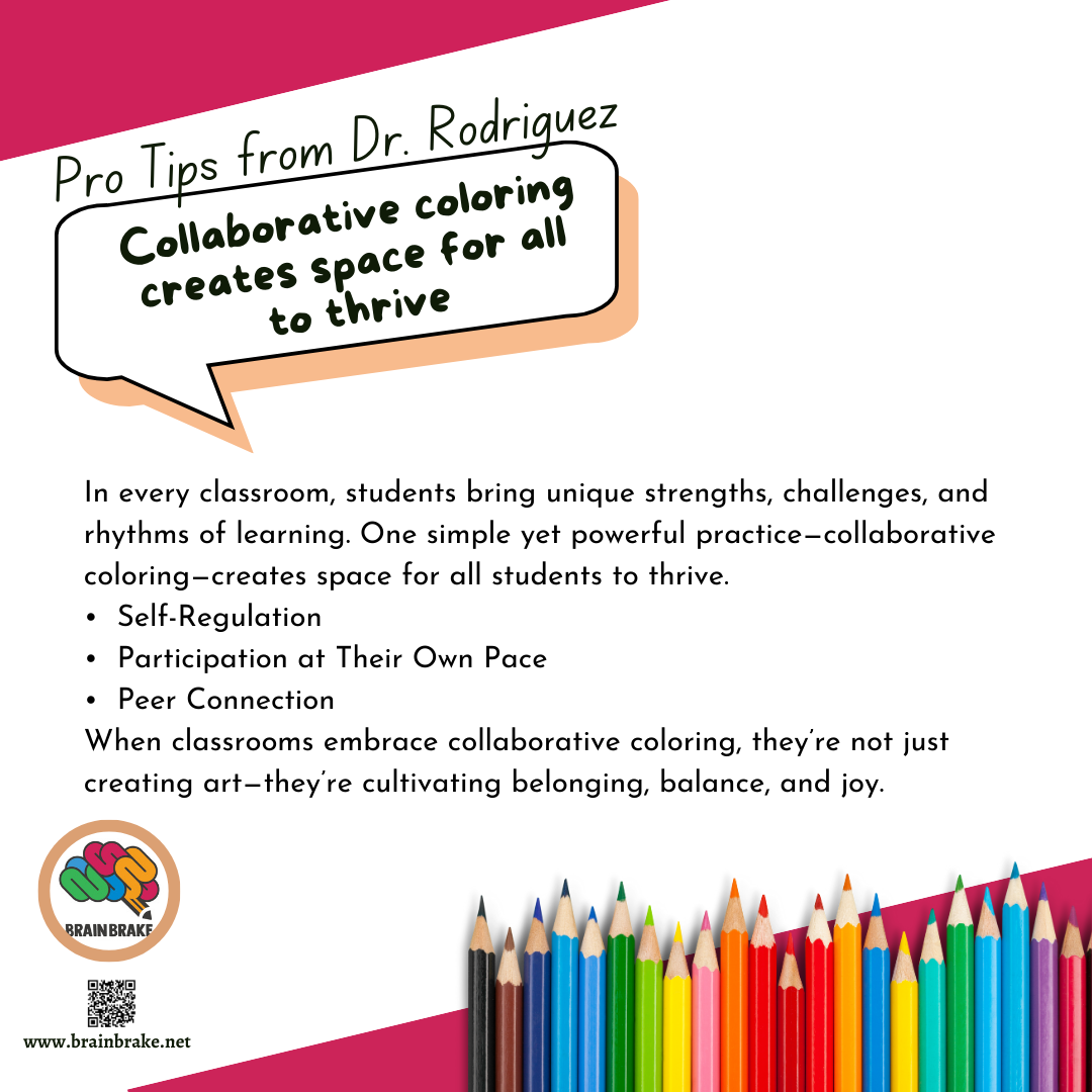 Collaborative Coloring: A Pathway to Calm, Connection, and Inclusion