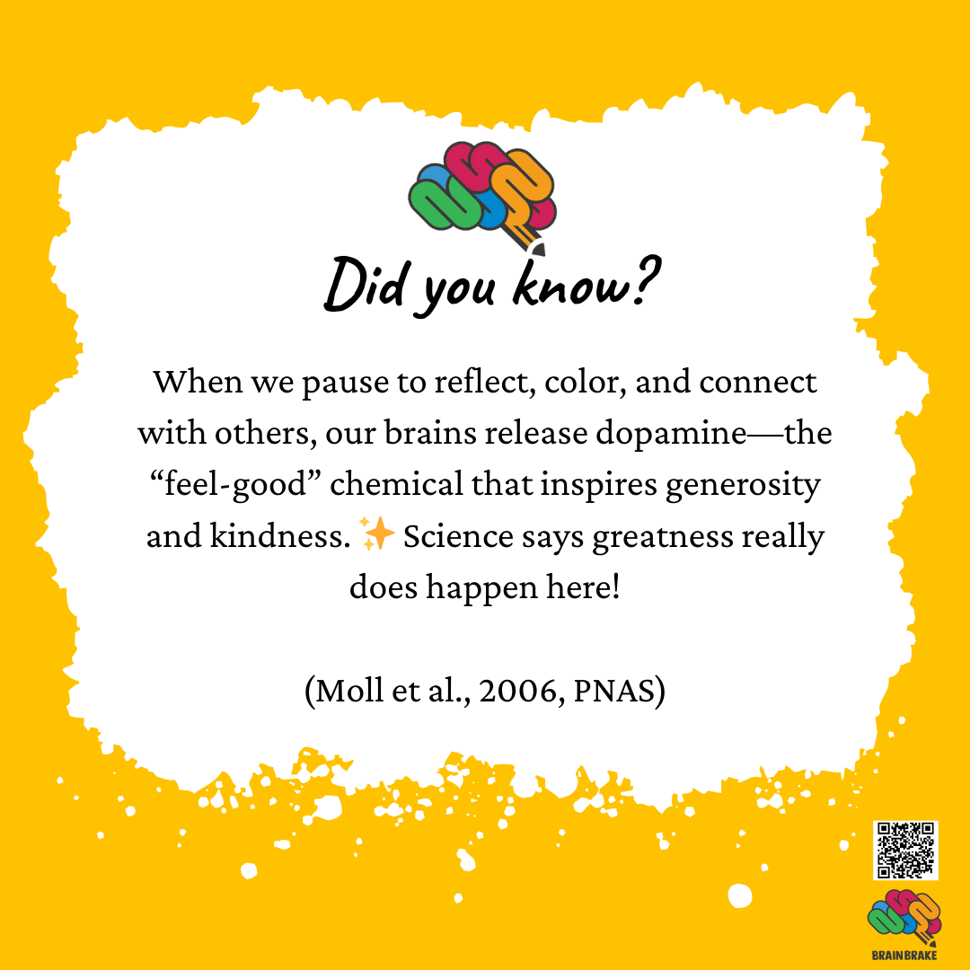 Reflection + Connection = Kindness – Brain Brake